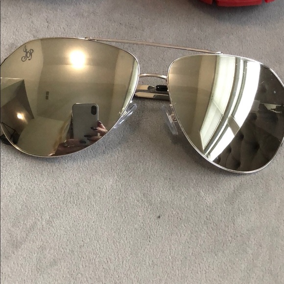 COPY - Jeepers peepers silver aviator sunglasses - Picture 3 of 3